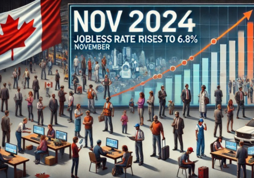 November Jobless Rate Surges to 6.8% in Canada Despite Strong Jobs Growth - December 6 2024