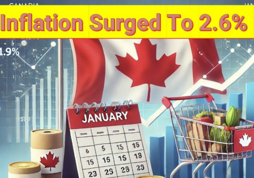 Canadian Inflation Jumped to 2.6% y/y in February As GST Tax Holiday Ended - March 18 2025