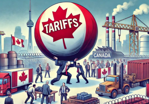 Trump did it--the trade war started at midnight. Stocks and currencies are falling, but so are interest rates. - March 4 2025
