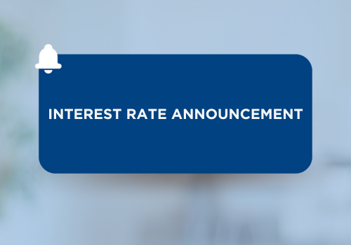 Interest Rate Announcement - April 16 2025