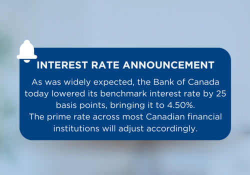 Interest Rate Announcement – July 24 2024